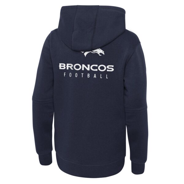 Denver Broncos Nike Sideline Hoodie - Navy - Youth - Image 3