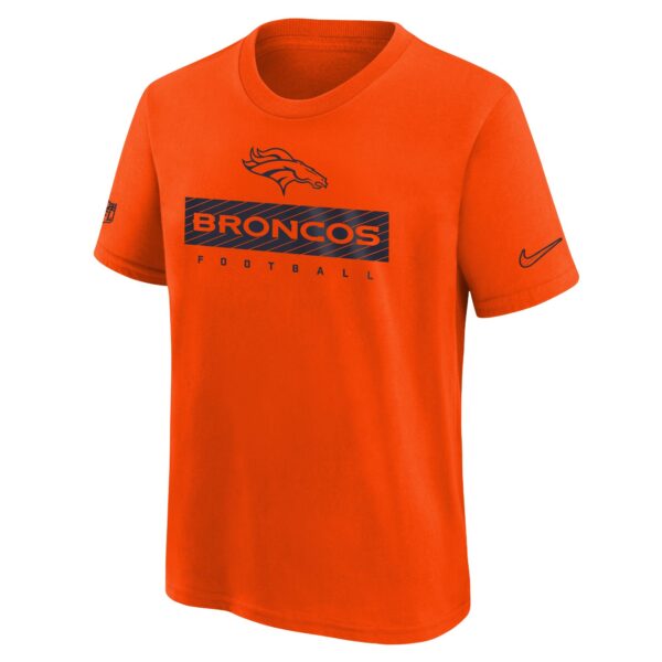 Denver Broncos Nike Sideline Team Issue Legend T Shirt - Youth - Image 2