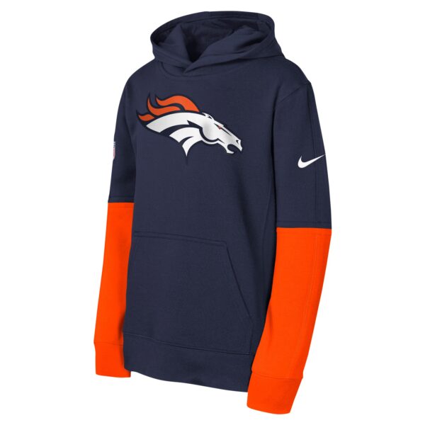 Denver Broncos Nike Team Issue Pullover Hoodie - Youth - Image 2