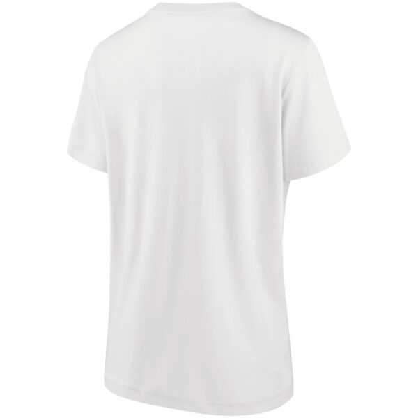 Denver Broncos Pride Graphic T-Shirt - White - Womens - Image 2