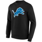 Detroit Lions Alternate Colour Logo Crew Sweatshirt - Mens