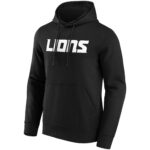 Detroit Lions Alternate Colour Wordmark Hoodie - Mens - Big & Tall