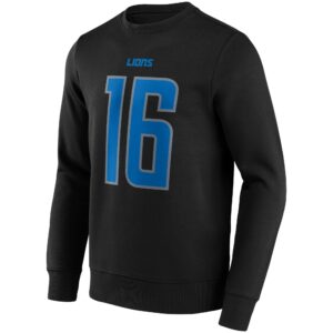 Detroit Lions Alternate Name & Number Crew Sweatshirt - Jared Goff - Mens - Big & Tall