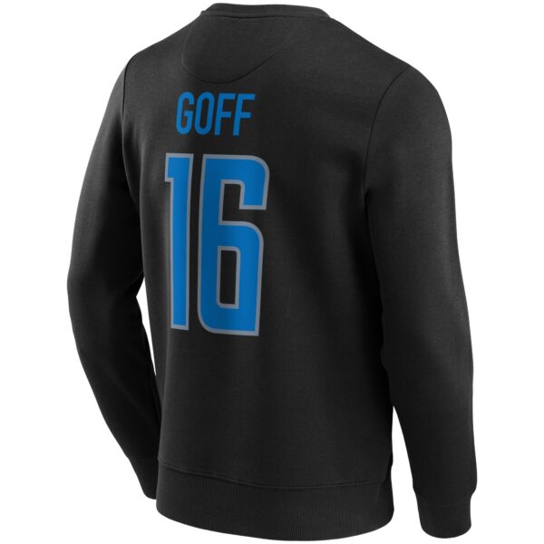 Detroit Lions Alternate Name & Number Crew Sweatshirt - Jared Goff - Mens - Image 2