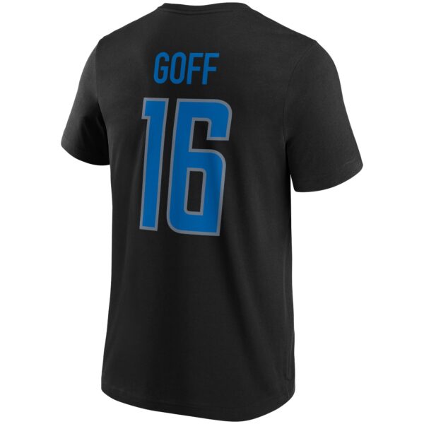 Detroit Lions Alternate Name & Number T-Shirt - Jared Goff - Mens - Big & Tall - Image 2
