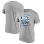 Detroit Lions End Around Helmet Graphic T-Shirt - Mens