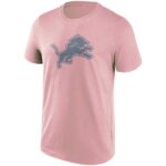 Detroit Lions Fashion Colour Logo T-Shirt - Mens