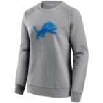 Detroit Lions Mono Logo Graphic Crew Sweatshirt - Womens