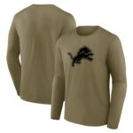 Detroit Lions Mono Logo Graphic Long Sleeve T-Shirt - Mens