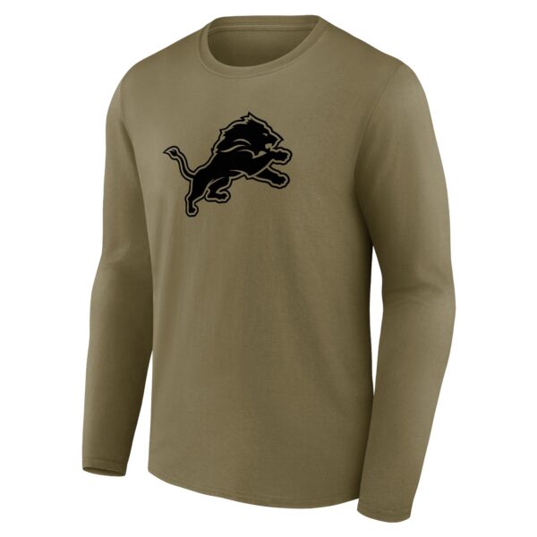 Detroit Lions Mono Logo Graphic Long Sleeve T-Shirt - Mens - Image 2