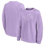 Detroit Lions Mono Logo Graphic Oversized Crew Sweatshirt - Womens