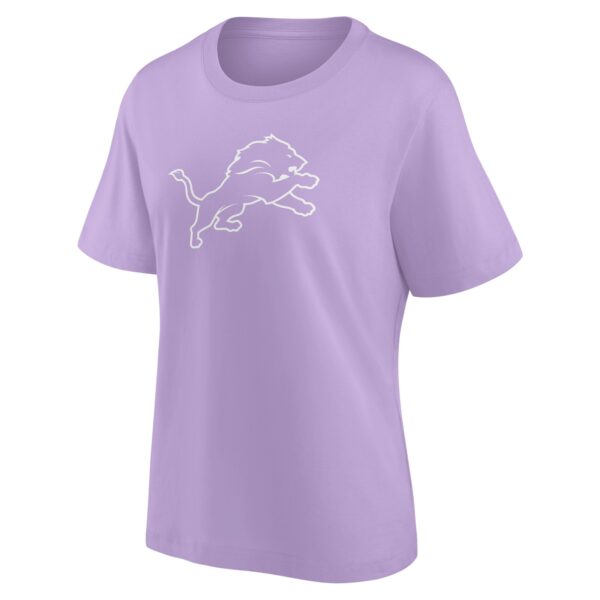 Detroit Lions Mono Logo Graphic Oversized T-Shirt - Womens - Image 2