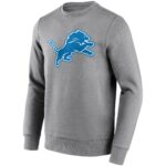 Detroit Lions Neutral Colour Logo Crew Sweatshirt - Mens - Big & Tall