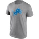 Detroit Lions Neutral Colour Logo T-Shirt - Mens - Big & Tall