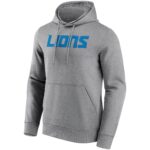 Detroit Lions Neutral Colour Wordmark Hoodie - Mens