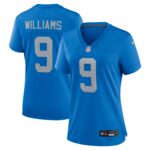 Detroit Lions Nike Alternate Game Jersey Throwback  - Blue - Jameson Williams - Womens