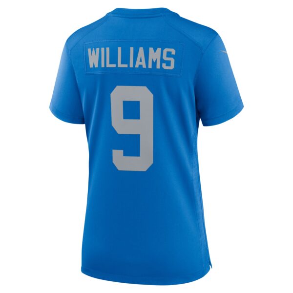 Detroit Lions Nike Alternate Game Jersey Throwback  - Blue - Jameson Williams - Womens - Image 3