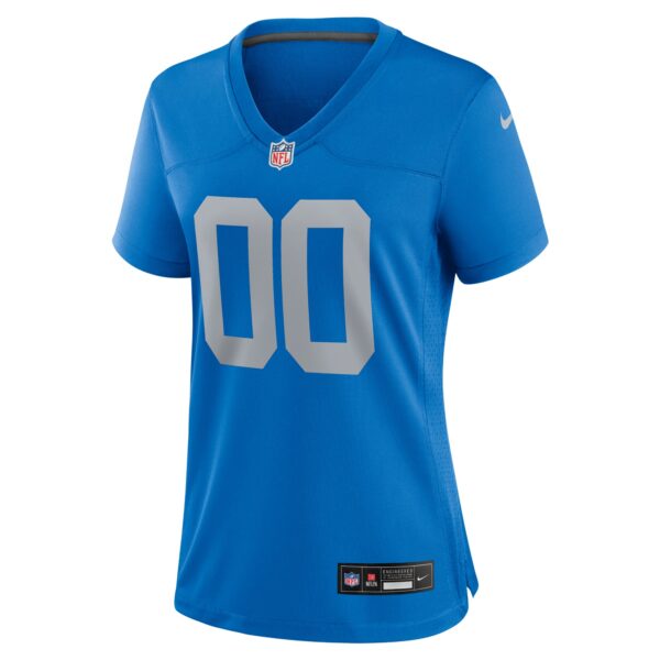 Detroit Lions Nike Alternate Game Throwback Jersey - Custom - Womens - Image 2