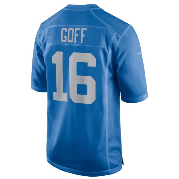 Detroit Lions Nike Game Alternate Jersey - Blue - Jared Goff - Mens - Image 2