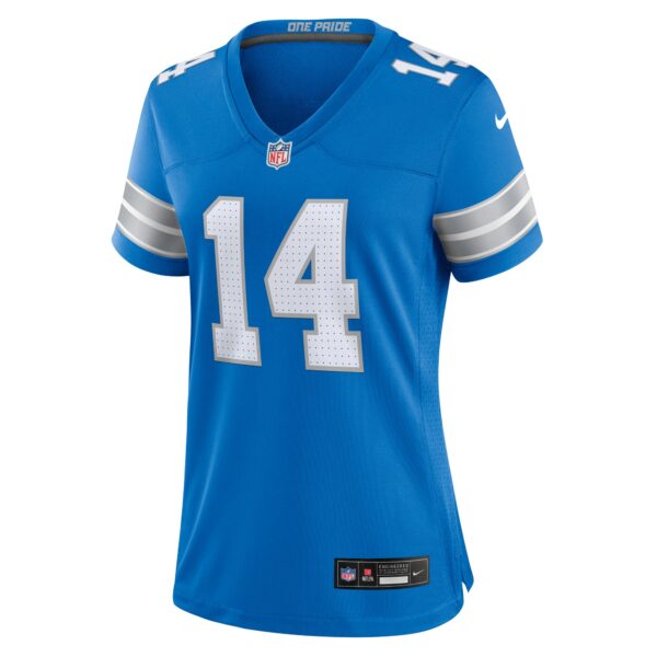 Detroit Lions Nike Home Game Jersey - Blue - Amon-Ra St. Brown - Womens - Image 2
