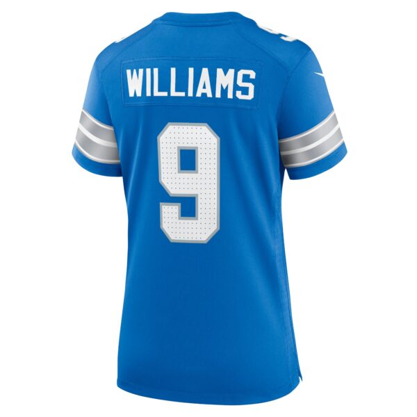 Detroit Lions Nike Home Game Jersey - Blue - Jameson Williams - Womens - Image 3