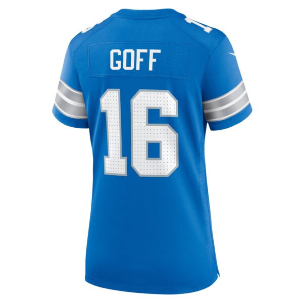 Detroit Lions Nike Home Game Jersey - Blue - Jared Goff - Womens - Image 3
