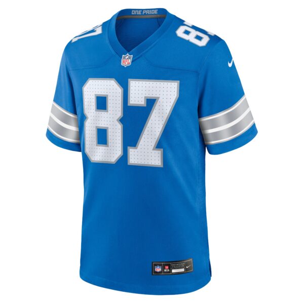 Detroit Lions Nike Home Game Jersey - Blue - Sam LaPorta - Mens - Image 2