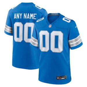 Detroit Lions Nike Home Game Jersey - Custom - Mens