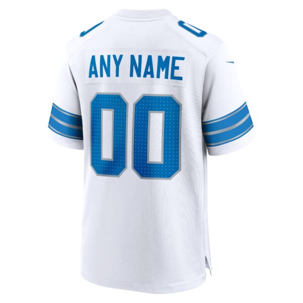 Detroit Lions Nike Road Game Jersey - Custom - Mens - Image 3