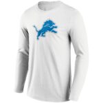 Detroit Lions Secondary Colour Logo Long Sleeve T-Shirt - Mens