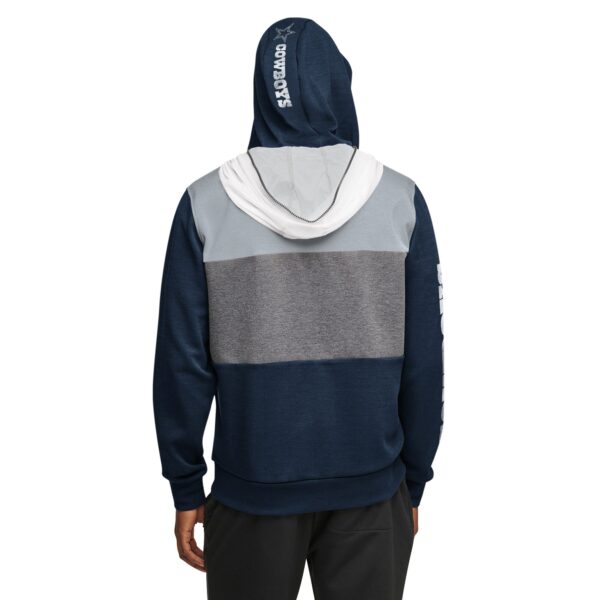 Men's Tommy Hilfiger Navy/Gray Dallas Cowboys Pinnacle Pullover Hoodie - Image 2
