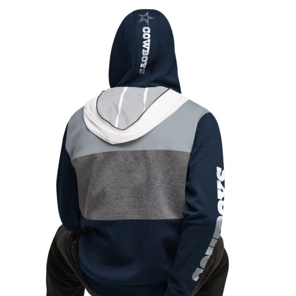 Men's Tommy Hilfiger Navy/Gray Dallas Cowboys Pinnacle Pullover Hoodie - Image 3