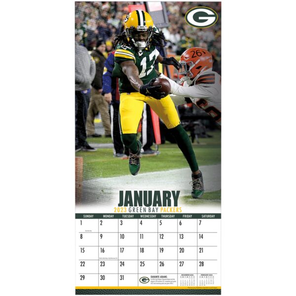 Green Bay Packers 2023 Wall Calendar - 12 x 12 Inch