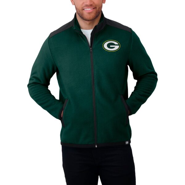Green Bay Packers Darius Rucker Colourblock Polar Fleece Jacket - Mens - Image 4
