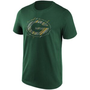 Green Bay Packers Etch T-Shirt - Mens