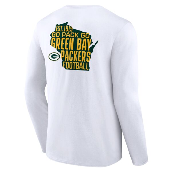 Green Bay Packers Hometown Hot Shot Graphic Long Sleeve T-Shirt - Mens - Image 3