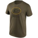 Green Bay Packers Khaki Colour Pop Graphic T-Shirt - Mens