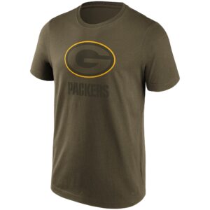 Green Bay Packers Khaki Colour Pop Graphic T-Shirt - Mens