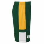 Green Bay Packers Lateral Mesh Perforamnce Short - Youth