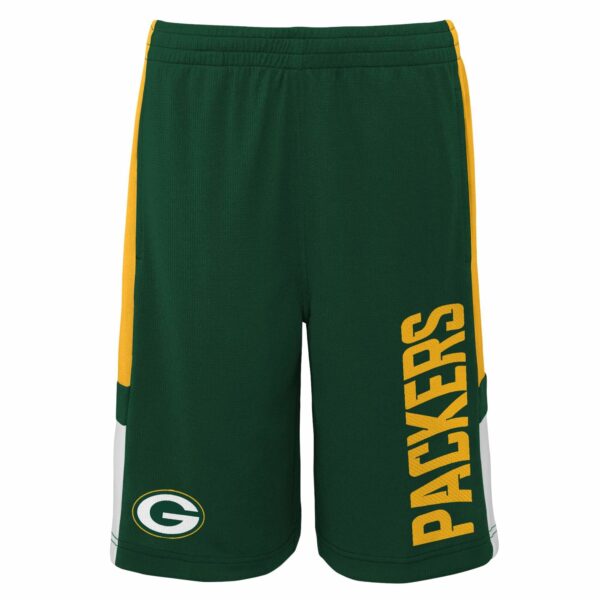 Green Bay Packers Lateral Mesh Perforamnce Short - Youth - Image 3