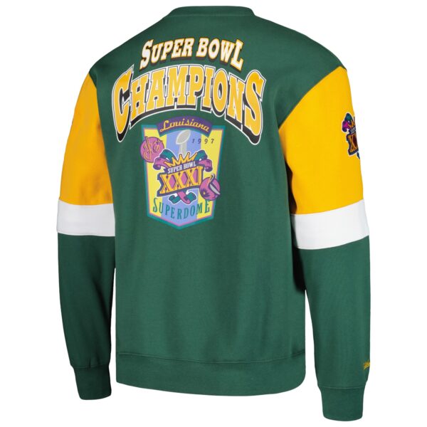 Green Bay Packers Mitchell & Ness All Over Print 3.0 Crew - Mens - Image 3