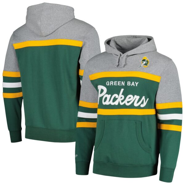 Green Bay Packers Mitchell & Ness Head Coach Hoodie - Mens
