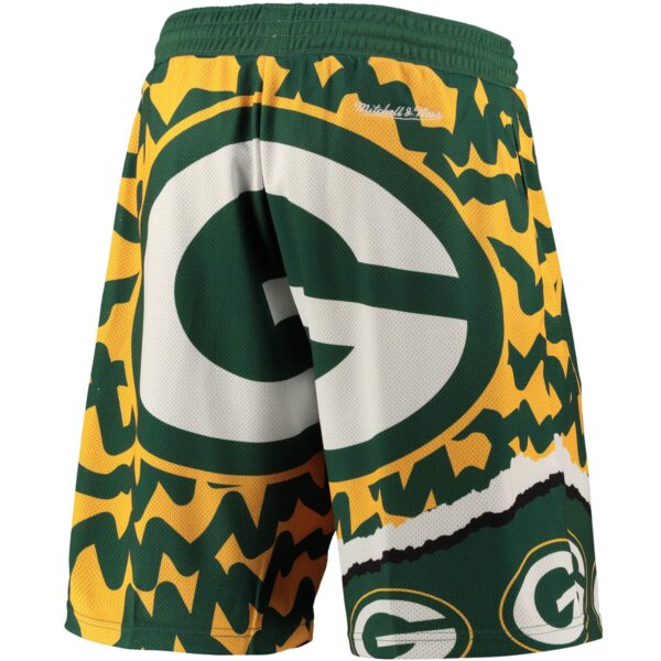 Green Bay Packers Mitchell & Ness Jumbrotron Sublimated Short - Mens - Image 2