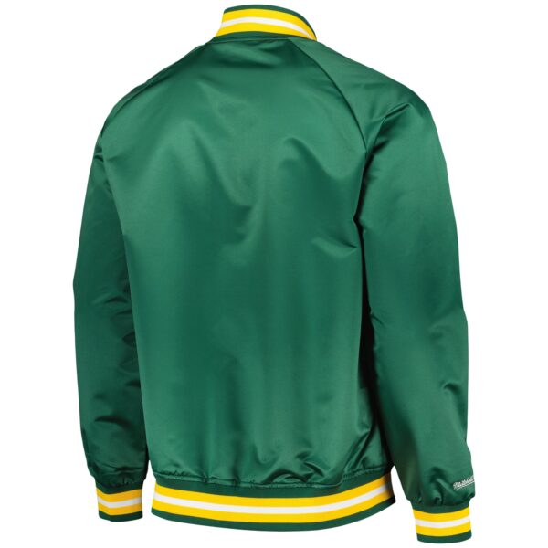 Green Bay Packers Mitchell & Ness Satin Jacket - Mens - Image 3