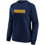 Green Bay Packers Mono Logo Graphic Crew Sweatshirt - Womens