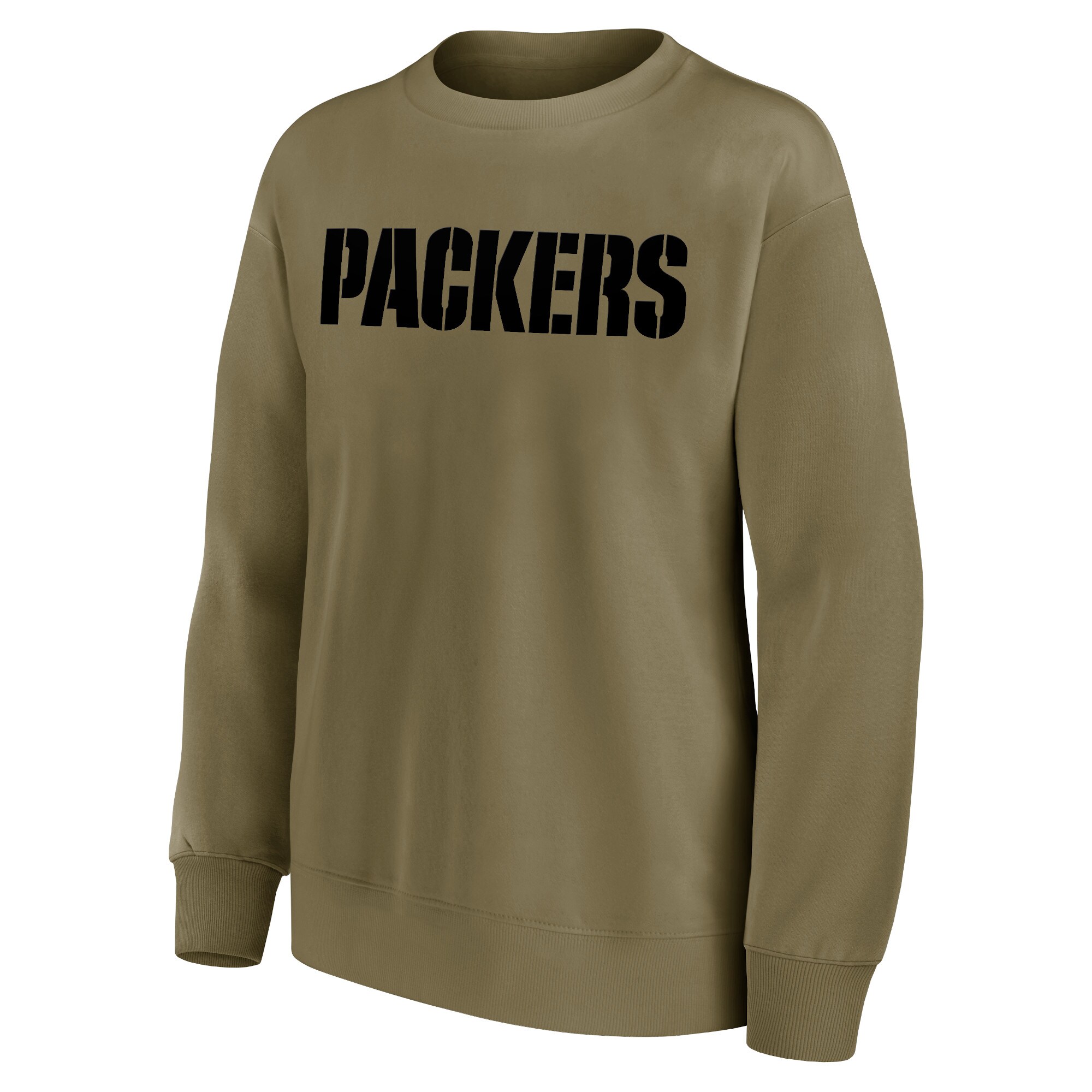 Green Bay Packers Mono Logo Graphic Oversized Crew Sweatshirt - Womens - Image 2