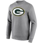 Green Bay Packers Neutral Colour Logo Crew Sweatshirt - Mens