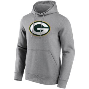Green Bay Packers Neutral Colour Logo Hoodie - Mens - Big & Tall