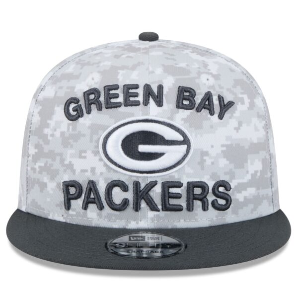 Green Bay Packers New Era Salute To Service 9FIFTY Cap - Image 2