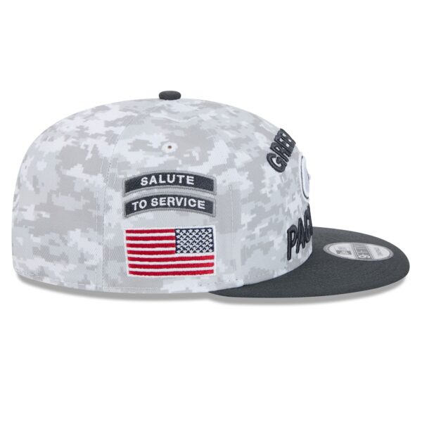 Green Bay Packers New Era Salute To Service 9FIFTY Cap - Image 4